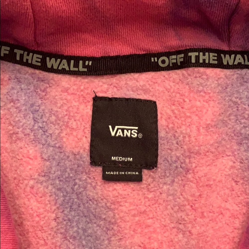 New men’s Vans tie-dye hoodie purple/pink - Picture 5 of 5